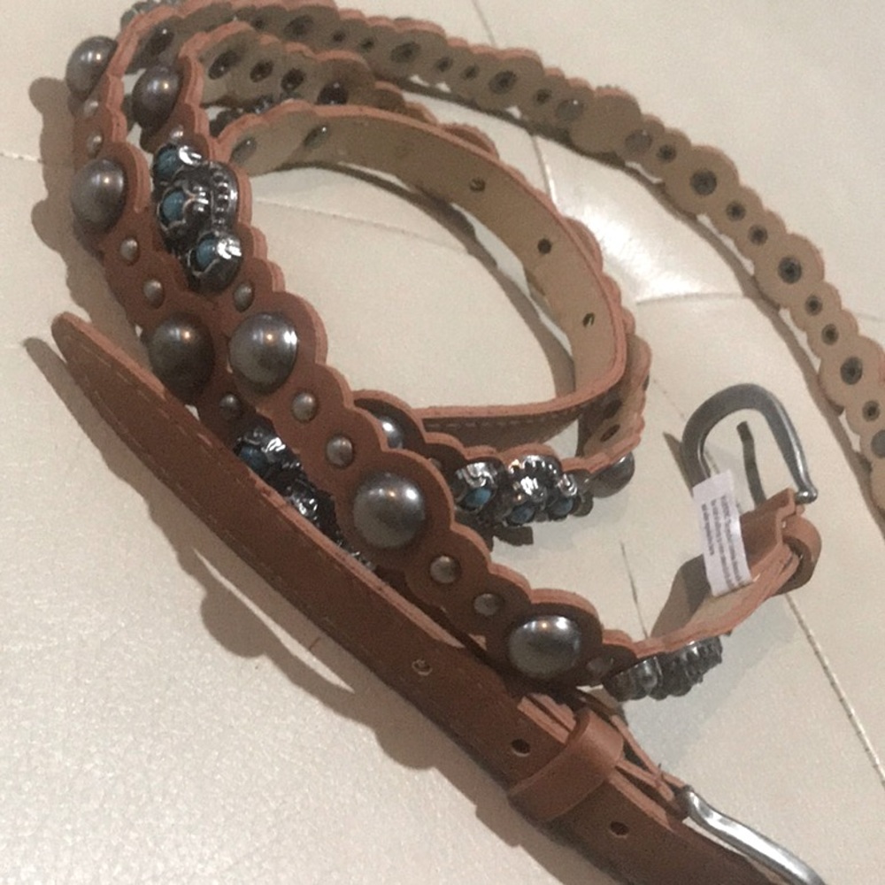 Narrow Embellished Belts